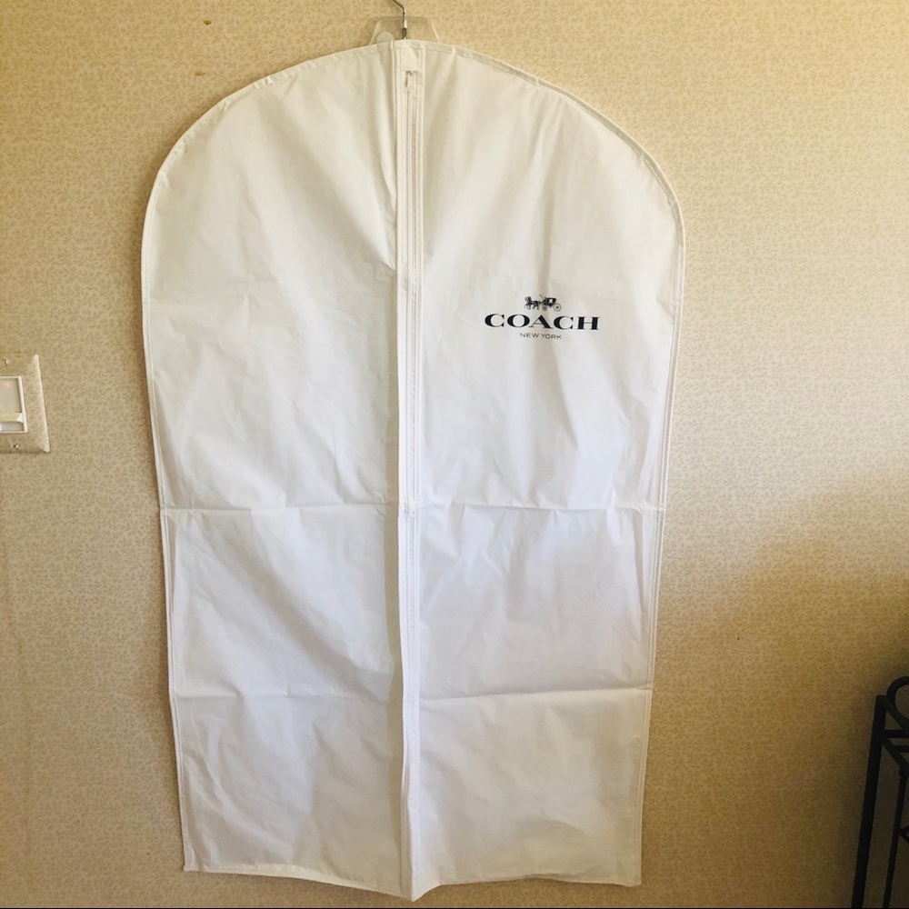 Coach garment bag.